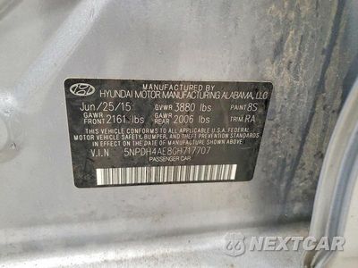 Zdjęcie 12 z 12 samochodu: 2016 HYUNDAI ELANTRA SE VIN:5NPDH4AE8GH717707 - miniatura