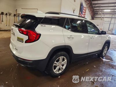 Trzecie zdjęcie samochodu z tyłu: 2019 GMC TERRAIN SLE VIN:3GKALTEV1KL315353 - miniatura