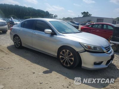 Czwarte zdjęcie samochodu z boku: 2015 HONDA ACCORD SPORT VIN:1HGCR2F5XFA186782 - miniatura