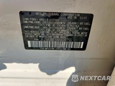 Zdjęcie 12 z 12 samochodu: 2022 SUBARU FORESTER WILDERNESS VIN:JF2SKAMC6NH409756 - miniatura