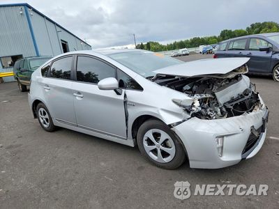 Czwarte zdjęcie samochodu z boku: 2014 TOYOTA PRIUS TWO VIN:JTDKN3DU3E1768226 - miniatura