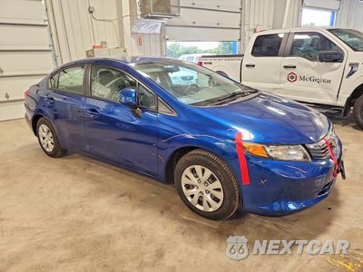Czwarte zdjęcie samochodu z boku: 2012 HONDA CIVIC LX VIN:19XFB2F53CE026557 - miniatura