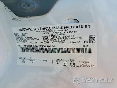 Zdjęcie 11 z 13 samochodu: 2015 FORD F-450 SPRAYER TRUCK VIN:1FDUF4GY6FEA48239 - miniatura