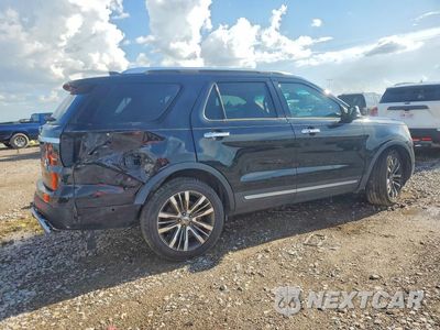 Trzecie zdjęcie samochodu z tyłu: 2016 FORD EXPLORER PLATINUM VIN:1FM5K8HT7GGC03851 - miniatura