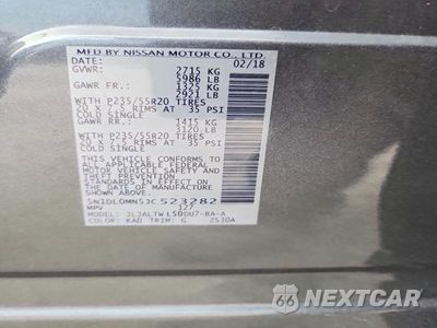 Zdjęcie 13 z 13 samochodu: 2018 INFINITI QX60 BASE VIN:5N1DL0MN5JC523282 - miniatura