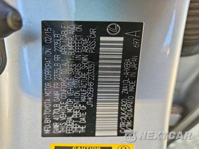 Zdjęcie 13 z 13 samochodu: 2015 LEXUS CT 200 VIN:JTHKD5BH8F2233357 - miniatura