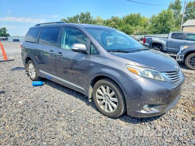 Czwarte zdjęcie samochodu z boku: 2017 TOYOTA SIENNA LIMITED PREMIUM 7-PASSENGER VIN:5TDDZ3DC3HS180709 - miniatura