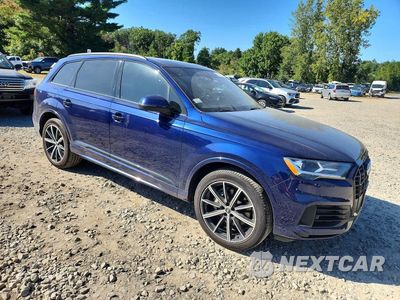 Czwarte zdjęcie samochodu z boku: 2020 AUDI Q7 PREMIUM PLUS VIN:WA1LXAF75LD011859 - miniatura