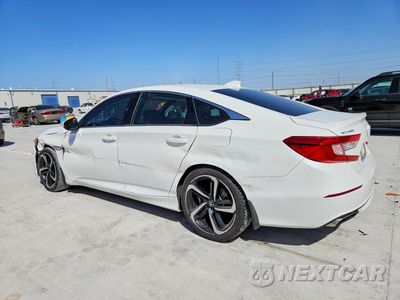 Drugie zdjęcie samochodu z przodu: 2018 HONDA ACCORD SPORT VIN:1HGCV1F32JA092540 - miniatura