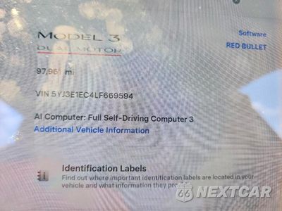 Zdjęcie 9 z 12 samochodu: 2020 TESLA MODEL 3 VIN:5YJ3E1EC4LF669594 - miniatura