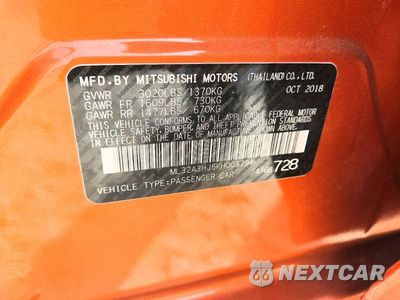 Zdjęcie 12 z 12 samochodu: 2019 MITSUBISHI MIRAGE ES VIN:ML32A3HJ5KH003794 - miniatura