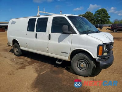 Czwarte zdjęcie samochodu z boku: 2002 CHEVROLET EXPRESS 2500 DELIVERY VAN VIN:1GCGG29RX21127763 - miniatura
