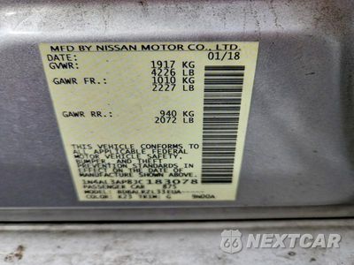 Zdjęcie 12 z 12 samochodu: 2018 NISSAN ALTIMA 2.5 SL VIN:1N4AL3AP8JC183078 - miniatura