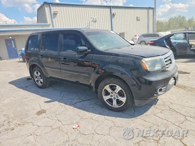 Czwarte zdjęcie samochodu z boku: 2014 HONDA PILOT EXL VIN:5FNYF3H51EB014016 - miniatura