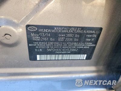Zdjęcie 12 z 12 samochodu: 2014 HYUNDAI ELANTRA SE VIN:5NPDH4AE4EH535662 - miniatura