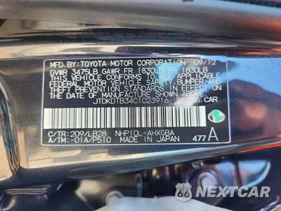Zdjęcie 12 z 12 samochodu: 2012 TOYOTA PRIUS C FOUR VIN:JTDKDTB34C1023916 - miniatura