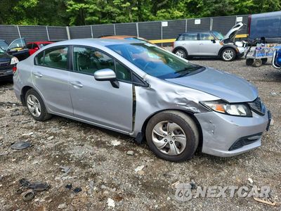 Czwarte zdjęcie samochodu z boku: 2014 HONDA CIVIC LX VIN:2HGFB2F57EH525533 - miniatura