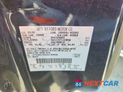 Zdjęcie 12 z 12 samochodu: 2005 FORD F250 SUPER DUTY VIN:1FTSW21P85EC90920 - miniatura
