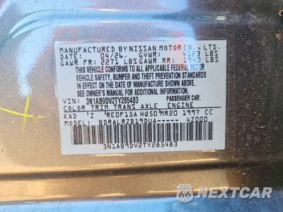 Zdjęcie 13 z 13 samochodu: 2026 NISSAN SENTRA SR VIN:3N1AB9DV2TY285483 - miniatura