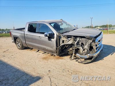 Czwarte zdjęcie samochodu z boku: 2021 GMC SIERRA K1500 SLE VIN:1GTU9BET0MZ148849 - miniatura