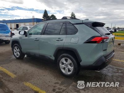 Drugie zdjęcie samochodu z przodu: 2021 TOYOTA RAV4 HYBRID XLE VIN:2T3R6RFVXMW004149 - miniatura