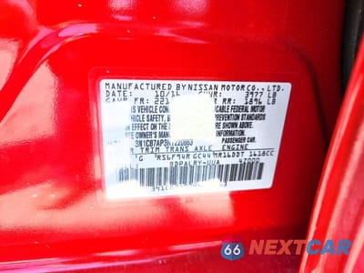 Zdjęcie 12 z 12 samochodu: 2017 NISSAN SENTRA SR TURBO VIN:3N1CB7AP3HY220863 - miniatura