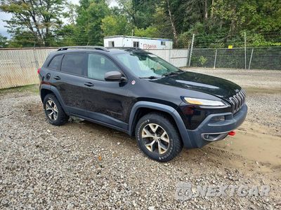 Czwarte zdjęcie samochodu z boku: 2015 JEEP CHEROKEE TRAILHAWK VIN:1C4PJMBB0FW601545 - miniatura