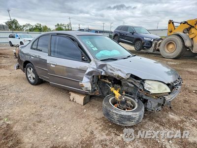 Czwarte zdjęcie samochodu z boku: 2004 HONDA CIVIC EX VIN:1HGES26744L022394 - miniatura