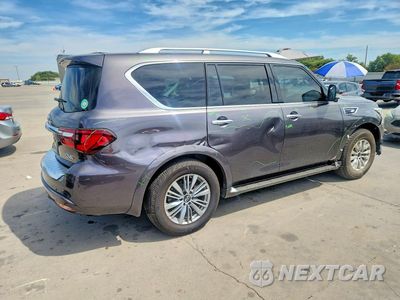 Trzecie zdjęcie samochodu z tyłu: 2022 INFINITI QX80 LUXE VIN:JN8AZ2AF5N9742135 - miniatura