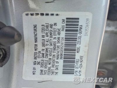 Zdjęcie 12 z 12 samochodu: 2005 TOYOTA COROLLA LE VIN:1NXBR32E95Z387104 - miniatura