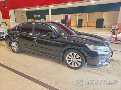 Czwarte zdjęcie samochodu z boku: 2014 HONDA ACCORD EXL VIN:1HGCR2F80EA002684 - miniatura