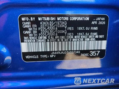 Zdjęcie 14 z 14 samochodu: 2026 MITSUBISHI OUTLANDER SPORT S/SE VIN:JA4ARUAU0TU027340 - miniatura