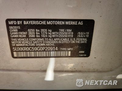 Zdjęcie 13 z 13 samochodu: 2016 BMW X5 XDRIVE35I VIN:5UXKR0C59G0P20914 - miniatura