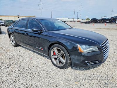 Czwarte zdjęcie samochodu z boku: 2013 AUDI A8 L QUATTRO VIN:WAURGAFD7DN005012 - miniatura