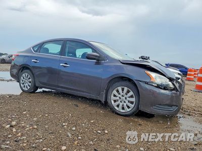 Czwarte zdjęcie samochodu z boku: 2014 NISSAN SENTRA SV VIN:3N1AB7AP2EY313764 - miniatura