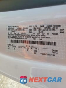 Zdjęcie 12 z 12 samochodu: 2024 FORD F350 SUPER DUTY VIN:1FTRF3AA6REC49109 - miniatura