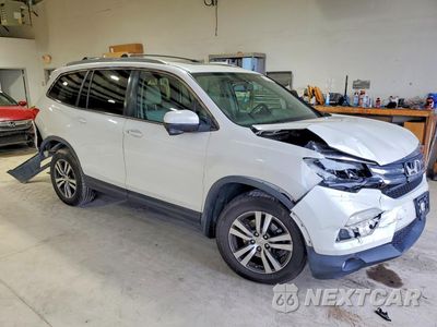 Czwarte zdjęcie samochodu z boku: 2016 HONDA PILOT EXL VIN:5FNYF6H54GB003824 - miniatura