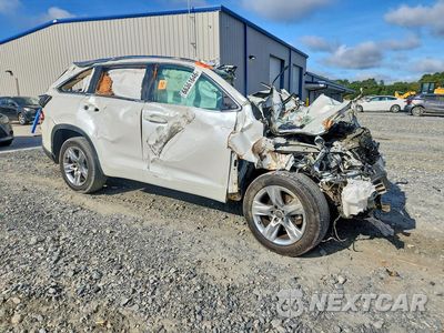 Czwarte zdjęcie samochodu z boku: 2016 TOYOTA HIGHLANDER LIMITED VIN:5TDYKRFH2GS165716 - miniatura