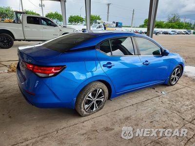 Trzecie zdjęcie samochodu z tyłu: 2021 NISSAN SENTRA SV VIN:3N1AB8CV8MY268281 - miniatura