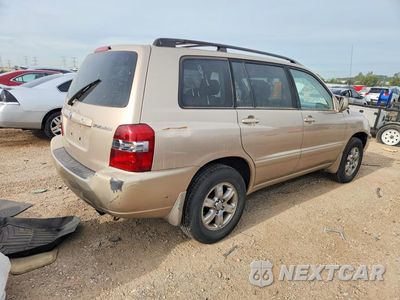 Trzecie zdjęcie samochodu z tyłu: 2004 TOYOTA HIGHLANDER BASE VIN:JTEGD21A240076827 - miniatura