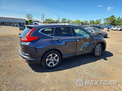 Trzecie zdjęcie samochodu z tyłu: 2018 HONDA CR-V EX VIN:7FARW2H52JE033588 - miniatura