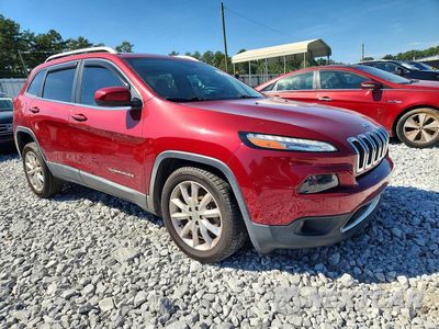 Czwarte zdjęcie samochodu z boku: 2017 JEEP CHEROKEE LIMITED VIN:1C4PJLDS1HW603380 - miniatura