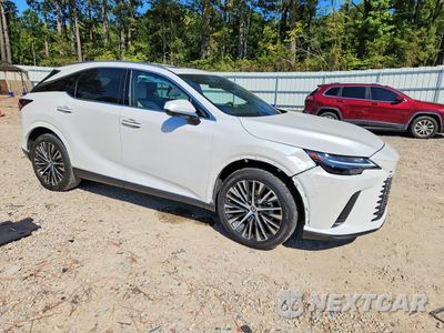 Czwarte zdjęcie samochodu z boku: 2025 LEXUS RX 350 PREMIUM+ VIN:2T2BAMBAXSC053148 - miniatura