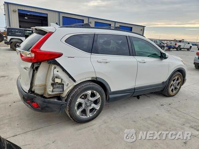 Trzecie zdjęcie samochodu z tyłu: 2019 HONDA CR-V EX VIN:5J6RW1H55KA009098 - miniatura