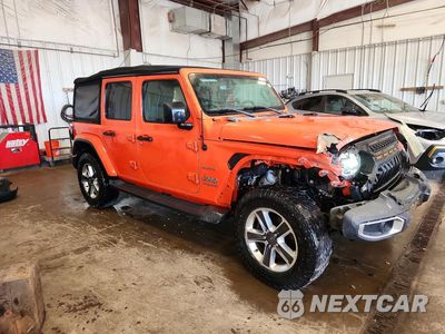 Czwarte zdjęcie samochodu z boku: 2018 JEEP WRANGLER UNLIMITED SAHARA VIN:1C4HJXEG4JW285346 - miniatura