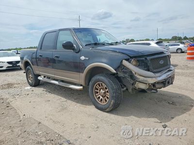 Czwarte zdjęcie samochodu z boku: 2003 FORD F150 SUPERCREW VIN:1FTRW08L83KC30303 - miniatura