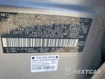 Zdjęcie 13 z 13 samochodu: 2023 LEXUS IS 500 F SPORT PERFORMANCE PREMIUM VIN:JTHAP1D23P5002208 - miniatura
