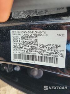Zdjęcie 12 z 12 samochodu: 2022 ACURA TLX TECHNOLOGY VIN:19UUB5F49NA000911 - miniatura