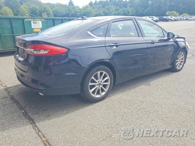 Trzecie zdjęcie samochodu z tyłu: 2017 FORD FUSION SE VIN:3FA6P0H7XHR111535 - miniatura