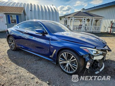 Czwarte zdjęcie samochodu z boku: 2018 INFINITI Q60 3.0T LUXE VIN:JN1EV7EL0JM391411 - miniatura